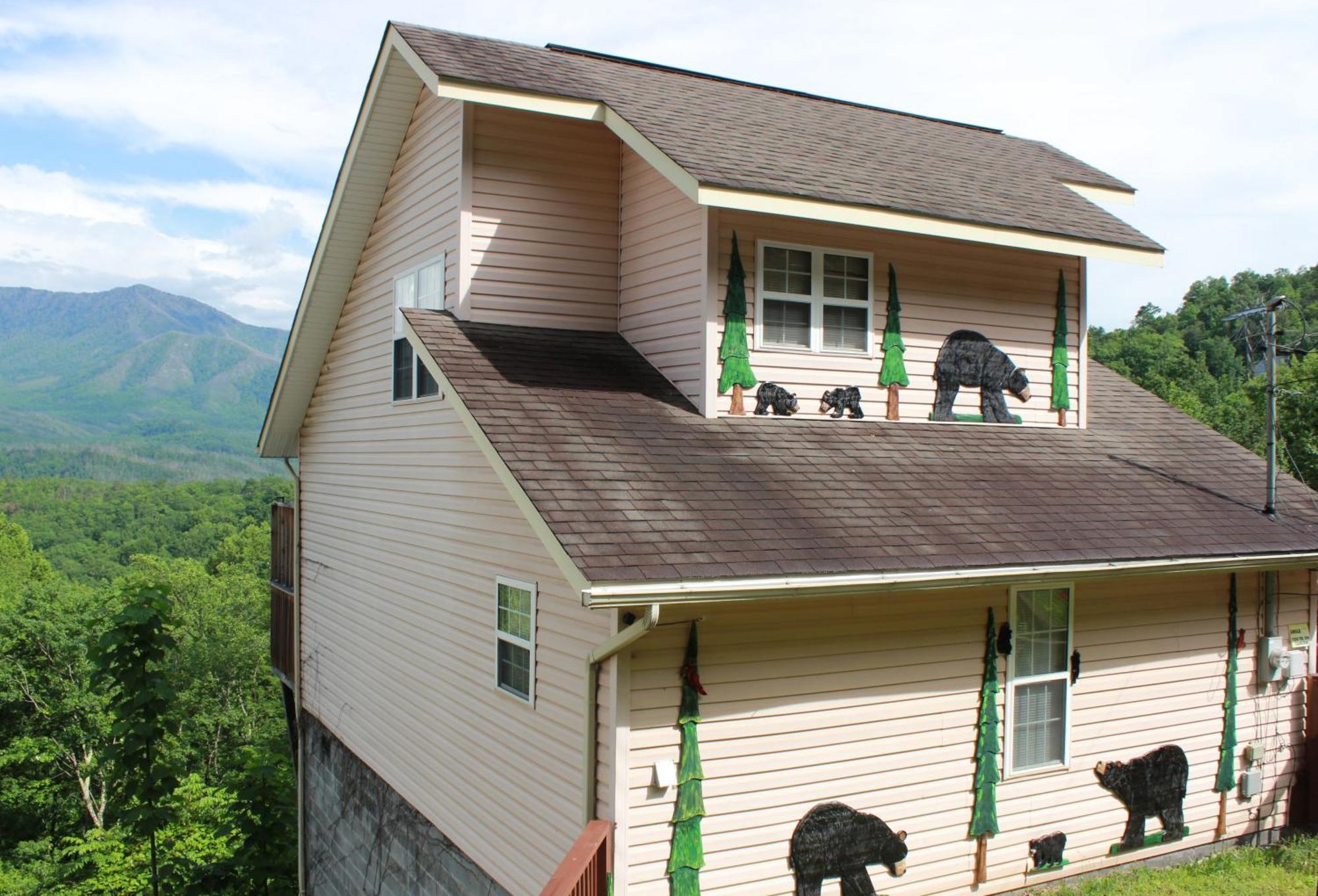 Private Chalet in Gatlinburg, Awesome Views, Work Desk, Wifi, Hot Tub&Dog-Friendly Exterior foto